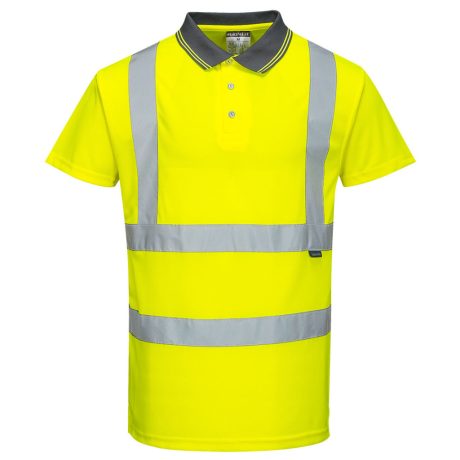 Portwest S477 Hi-Vis pólóing sárga