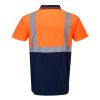 Portwest S479 Hi-Vis kéttónusú pólóing narancs-tengerészkék