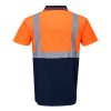 Portwest S479 Hi-Vis kéttónusú pólóing narancs-tengerészkék
