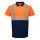 Portwest S479 Hi-Vis kéttónusú pólóing narancs-tengerészkék