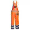 Portwest S488 Hi-Vis kantáros esőnadrág narancs-tengerészkék