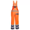Portwest S488 Hi-Vis kantáros esőnadrág narancs-tengerészkék