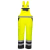 Portwest S488 Hi-Vis kantáros esőnadrág sárga-fekete