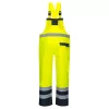 Portwest S488 Hi-Vis kantáros esőnadrág sárga-tengerészkék