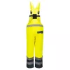 Portwest S489 Hi-Vis téli kantáros nadrág sárga