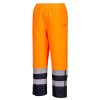 Portwest S598 Hi-Vis lélegző nadrág narancs-tengerészkék