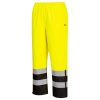 Portwest S598 Hi-Vis lélegző nadrág sárga-tengerészkék