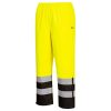 Portwest S598 Hi-Vis lélegző nadrág sárga-tengerészkék