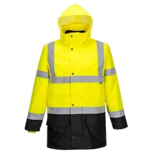   Portwest S766 Essential 5 az 1-ben munkavédelmi kabát sárga-fekete