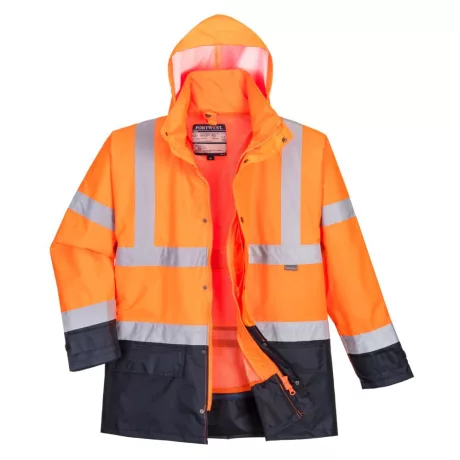 Portwest S768 Hi-Vis Executive 5 az 1-ben kabát narancs-tengerészkék