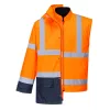 Portwest S768 Hi-Vis Executive 5 az 1-ben kabát narancs-tengerészkék