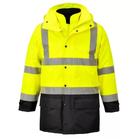 Portwest S768 Hi-Vis Executive 5 az 1-ben kabát sárga-fekete