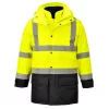 Portwest S768 Hi-Vis Executive 5 az 1-ben kabát sárga-fekete