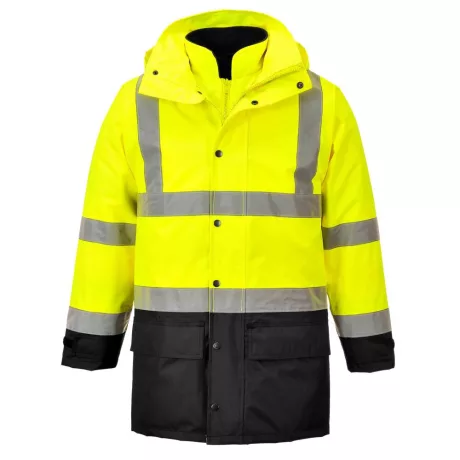 Portwest S768 Hi-Vis Executive 5 az 1-ben kabát sárga-fekete
