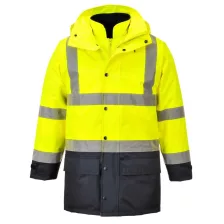   Portwest S768 Hi-Vis Executive 5 az 1-ben kabát sárga-tengerészkék