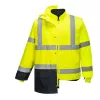 Portwest S768 Hi-Vis Executive 5 az 1-ben kabát sárga-tengerészkék