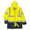 Portwest S768 Hi-Vis Executive 5 az 1-ben kabát sárga-tengerészkék