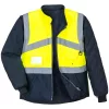 Portwest S769 Hi-Vis 2 az 1-ben kifordítható kéttónusú kabát sárga-tengerészkék