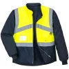 Portwest S769 Hi-Vis 2 az 1-ben kifordítható kéttónusú kabát sárga-tengerészkék