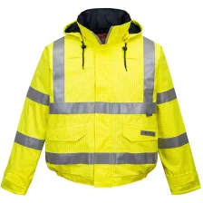   Portwest S773 Bizflame Hi-Vis lángálló antisztatikus bomber dzseki sárga