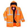 Portwest S778 Bizflame Hi-Vis antisztatikus lángálló kabát narancs