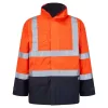 Portwest S779 Bizflame Hi-Vis lángálló esőkabát narancs-tengerészkék