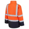 Portwest S779 Bizflame Hi-Vis lángálló esőkabát narancs-tengerészkék