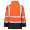 Portwest S779 Bizflame Hi-Vis lángálló esőkabát narancs-tengerészkék