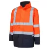 Portwest S779 Bizflame Hi-Vis lángálló esőkabát narancs-tengerészkék
