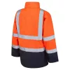 Portwest S779 Bizflame Hi-Vis lángálló esőkabát narancs-tengerészkék