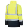 Portwest S779 Bizflame Hi-Vis lángálló esőkabát sárga-tengerészkék