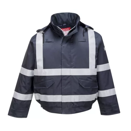 Portwest S783 Bizflame lángálló téli bomber dzseki tengerészkék