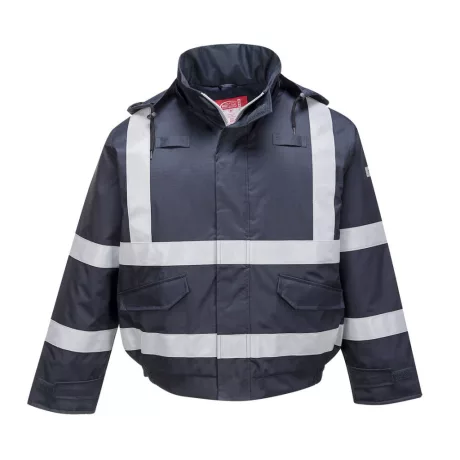 Portwest S783 Bizflame lángálló téli bomber dzseki tengerészkék