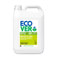   Ecover Washing-Up Liquid Erős zsíroldó kézi mosogatószer Citrom-Aloe Vera 5L