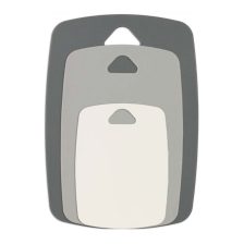 Műanyag vágódeszka Szürke 3db-os