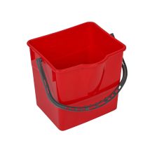 Műanyag vödör takarítókocsihoz Piros 18L