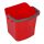 Műanyag vödör takarítókocsihoz Piros 25L