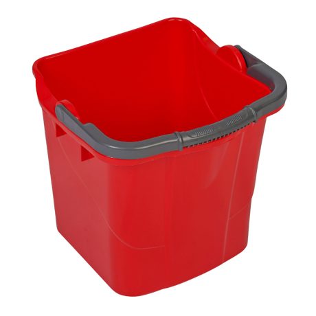 Műanyag vödör takarítókocsihoz Piros 25L