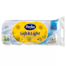   Perfex Soft&Light Big Roll WC papír - 3 rétegű, 10 tekercs