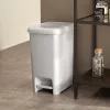 Slim pedálos szemetes Antracit 10L