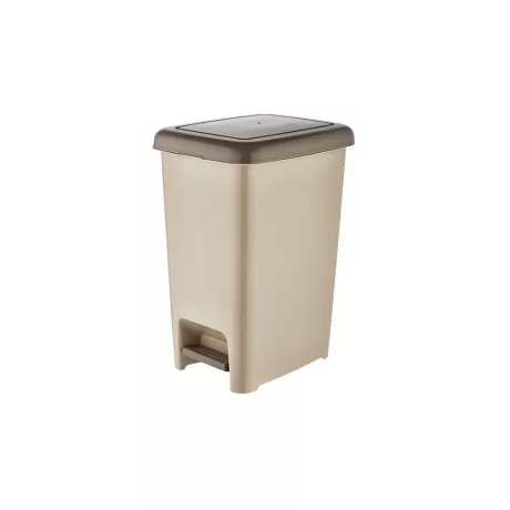 Slim pedálos szemetes Homok 10L