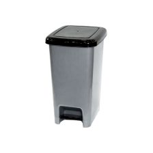 Slim pedálos szemetes Antracit 15L