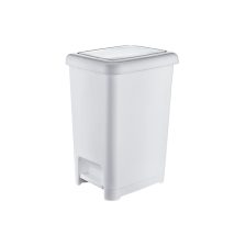 Slim pedálos szemetes Fehér 15L