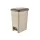 Slim pedálos szemetes Homok 15L