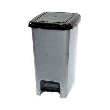 Slim pedálos szemetes Antracit 40L