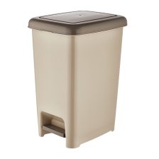 Slim pedálos szemetes Homok 60L