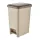 Slim pedálos szemetes Homok 60L