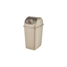 Slim billenőfedeles szemetes Homok 5L