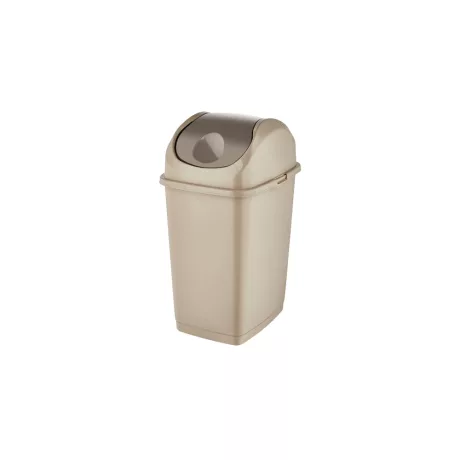 Slim billenőfedeles szemetes Homok 5L