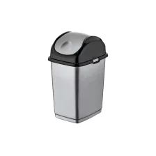 Slim billenőfedeles szemetes Antracit 10L